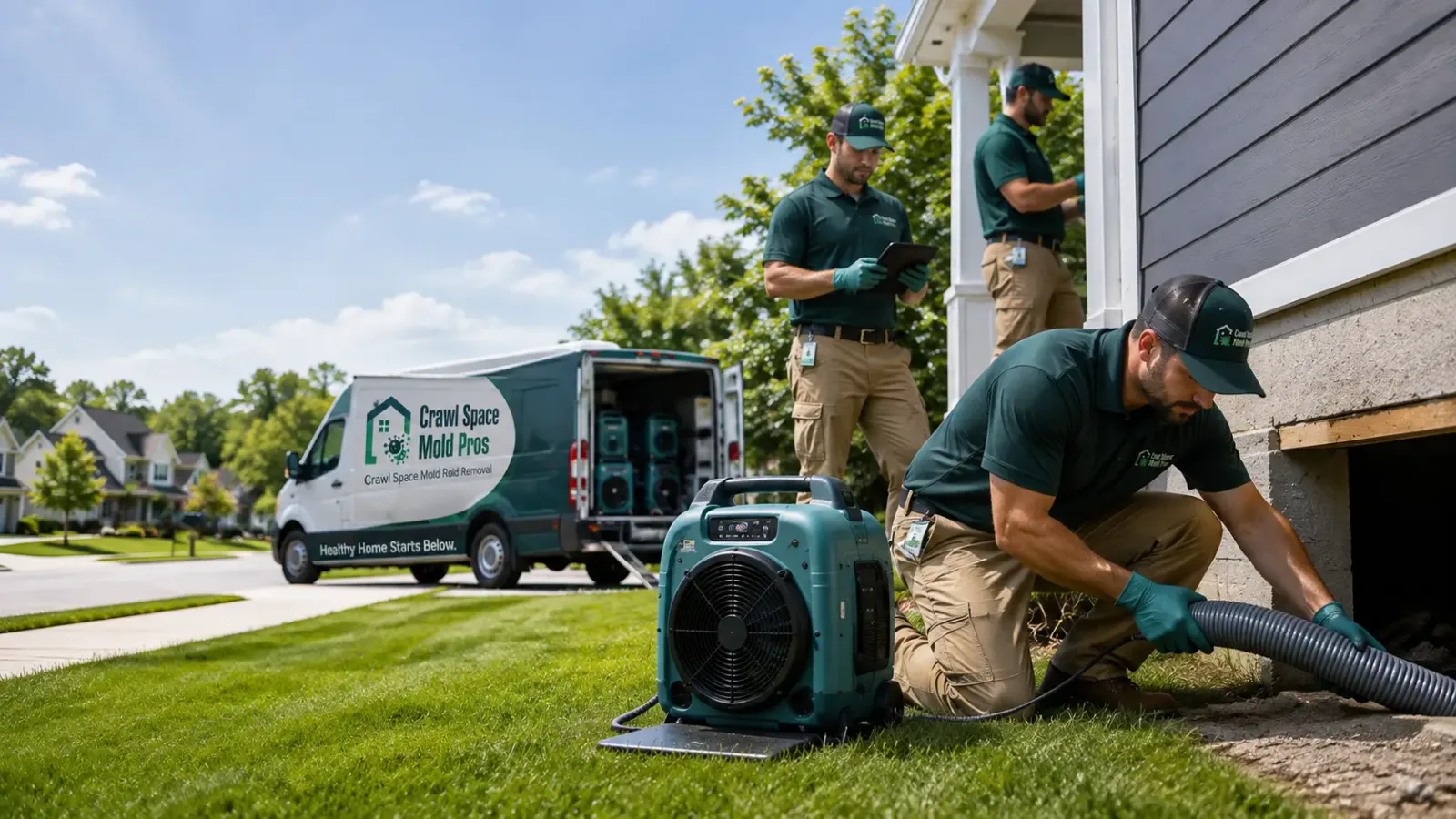 Crawl Space Mold Removal in Bruno, MN